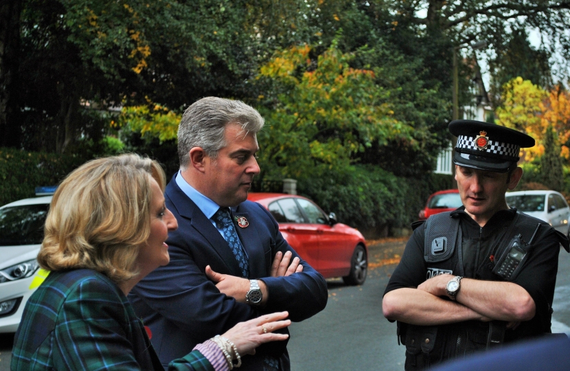 Mary with Officers