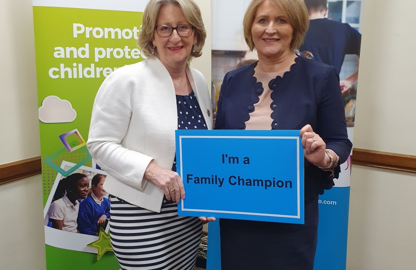 Mary Robinson meeting with the Children’s Commissioner, Anne Longfield, January 2020