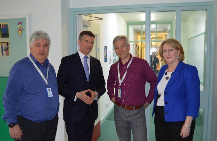 Mary Robinson, Mark Harper, Mark Geraghty and Dominic Tinner