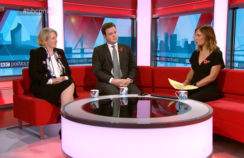 Mary Robinson MP, Oliver Ryan, and Annabell Tiffin