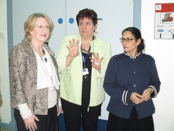 Mary Robinson and Priti Patel