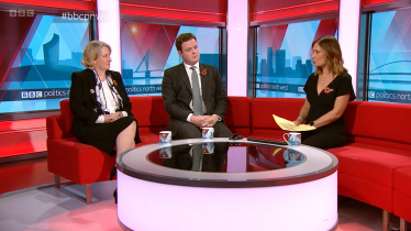 Mary Robinson MP, Oliver Ryan, and Annabell Tiffin